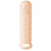 Телесный фаллоудлинитель Homme Long - 15,5 см. - Lola Games - в Костроме купить с доставкой