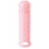 Розовый фаллоудлинитель Homme Long - 15,5 см. - Lola Games - в Костроме купить с доставкой