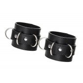 Черные наручники Anonymo на сцепке - ToyFa - купить с доставкой в Костроме