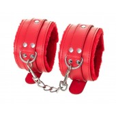Красные оковы Anonymo из искусственной кожи - ToyFa - купить с доставкой в Костроме