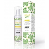 Разогревающее массажное масло Gourmet Spearmint Organic с органическими ингредиентами - 50 мл. - Exsens - купить с доставкой в Костроме