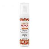 Разогревающее массажное масло Gourmet White Peach Organic с органическими ингредиентами - 50 мл. - Exsens - купить с доставкой в Костроме