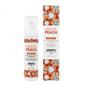 Разогревающее массажное масло Gourmet White Peach Organic с органическими ингредиентами - 50 мл. - Exsens - купить с доставкой в Костроме