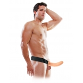 Полый страпон 8  Hollow Strap-On телесного цвета - 19 см. - Pipedream - купить с доставкой в Костроме