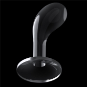Прозрачный стимулятор простаты Flawless Clear Prostate Plug - 15 см. - Lovetoy - в Костроме купить с доставкой