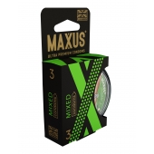 Презервативы в пластиковом кейсе MAXUS AIR Mixed - 3 шт. - Maxus - купить с доставкой в Костроме