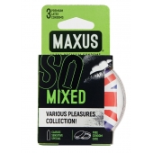 Презервативы в пластиковом кейсе MAXUS AIR Mixed - 3 шт. - Maxus - купить с доставкой в Костроме