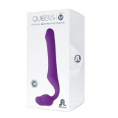 Лиловый безремневой страпон Queens M - Adrien Lastic - купить с доставкой в Костроме