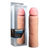 Телесная фаллическая насадка на пенис Magnum Xtender - 23 см. - Blush Novelties - в Костроме купить с доставкой