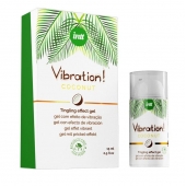 Возбуждающий гель с ароматом кокоса Vibration Coconut - 15 мл. - INTT - купить с доставкой в Костроме