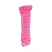 Розовая веревка для связывания Sweet Caress Rope - 10 метров - Sweet Caress - купить с доставкой в Костроме