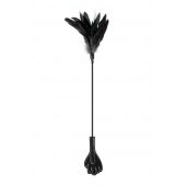 Двусторонний стек-щекоталка Sweet Caress Feather Whip - 58 см. - Sweet Caress - купить с доставкой в Костроме