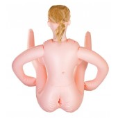 Надувная секс-кукла с реалистичной головой и поднятыми ножками - ToyFa - в Костроме купить с доставкой