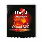 Разогревающий гель-лубрикант Stimulove Strong в одноразовой упаковке - 4 гр. - Биоритм - купить с доставкой в Костроме