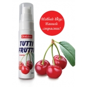 Гель-смазка Tutti-frutti с вишнёвым вкусом - 30 гр. - Биоритм - купить с доставкой в Костроме