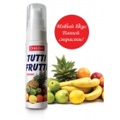 Гель-смазка Tutti-frutti со вкусом тропических фруктов - 30 гр. - Биоритм - купить с доставкой в Костроме