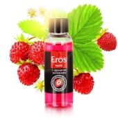 Массажное масло Eros fantasy с ароматом земляники - 50 мл. - Биоритм - купить с доставкой в Костроме