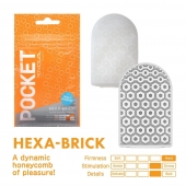 Карманный мастурбатор HEXA-BRICK - Tenga - в Костроме купить с доставкой