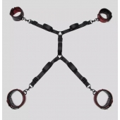 Изысканный набор фиксаций на кровати Reversible Under Mattress Restraint Set - Fifty Shades of Grey - купить с доставкой в Костроме