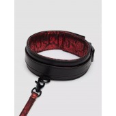 Стильный ошейник с поводком Reversible Faux Leather Collar and Lead - Fifty Shades of Grey - купить с доставкой в Костроме