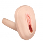 Мастурбатор-вагина с вибрацией и выносным пультом управления REALSTUFF SMOOTH   BALD - Dream Toys - в Костроме купить с доставкой
