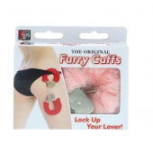 Металлические наручники с розовой меховой опушкой METAL HANDCUFF WITH PLUSH PINK - Dream Toys - купить с доставкой в Костроме
