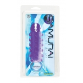 Закрытая фиолетовая насадка с пупырышками SAMURAI PENIS SLEEVE PURPLE - 14,5 см. - NMC - в Костроме купить с доставкой