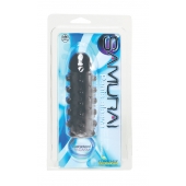 Дымчатая стимулирующая насадка с закрытой головкой SAMURAI PENIS SLEEVE BLACK - 14,5 см. - NMC - в Костроме купить с доставкой