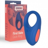 Синее эрекционное кольцо RRRING First Date Cock Ring - FeelzToys - в Костроме купить с доставкой