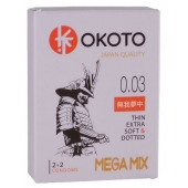 Набор из 4 презервативов OKOTO MegaMIX - Sitabella - купить с доставкой в Костроме