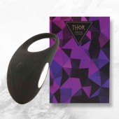 Черное эрекционное виброкольцо Thor Cockring - FeelzToys - в Костроме купить с доставкой
