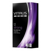 Презервативы с утолщённой стенкой VITALIS PREMIUM strong - 12 шт. - Vitalis - купить с доставкой в Костроме
