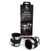 Серо-черные наручники Totally His - Fifty Shades of Grey - купить с доставкой в Костроме