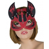 Маска дьяволицы с рожками - LOVETOY (А-Полимер) - купить с доставкой в Костроме