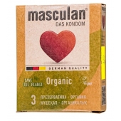 Экологически чистые презервативы Masculan Organic - 3 шт. - Masculan - купить с доставкой в Костроме