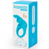 Голубое эрекционное виброкольцо Happy Rabbit Rechargeable Rabbit Cock Ring - Happy Rabbit - в Костроме купить с доставкой