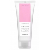 Смазка на водной основе Mixgliss Sweet с ароматом бабл-гам - 70 мл. - Mixgliss - купить с доставкой в Костроме