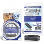 Кольцо на пенис из искусственной кожи на липучке VELCRO COCK RING - 5 см. - BlueLine - в Костроме купить с доставкой
