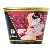 Массажная  свеча Sparkling Strawberry Wine с ароматом клубничного вина - 170 мл. - Shunga - купить с доставкой в Костроме