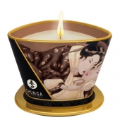 Массажная свеча Intoxicatin Chocolate с ароматом шоколада - 170 мл. - Shunga - купить с доставкой в Костроме