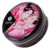Массажная свеча Rose Petals с ароматом розы - 30 мл. - Shunga - купить с доставкой в Костроме