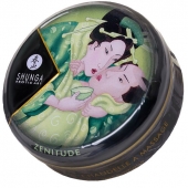 Массажная свеча Exotic Green Tea с ароматом зелёного чая - 30 мл. - Shunga - купить с доставкой в Костроме