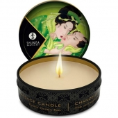 Массажная свеча Exotic Green Tea с ароматом зелёного чая - 30 мл. - Shunga - купить с доставкой в Костроме