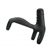 Черная вибронасадка на пенис Vibrating Penis Sling - Baile - в Костроме купить с доставкой