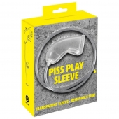 Прозрачная насадка на пенис Piss Play Sleeve для игр с мочеиспусканием - Orion - купить с доставкой в Костроме