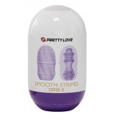 Сиреневый мастурбатор-яйцо Smooth Stripes - Baile - в Костроме купить с доставкой