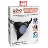 Черные трусики для страпона Body Dock SE на регулируемых ремнях - Pipedream - купить с доставкой в Костроме