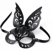 Черная ажурная маска  Зайка  с ушками - Crazy Handmade - купить с доставкой в Костроме