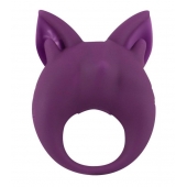 Фиолетовое перезаряжаемое эрекционное кольцо Kitten Kiki - Lola Games - в Костроме купить с доставкой