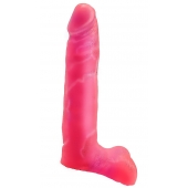 Розовая насадка-фаллос для трусиков Harness - 16,5 см. - LOVETOY (А-Полимер) - купить с доставкой в Костроме